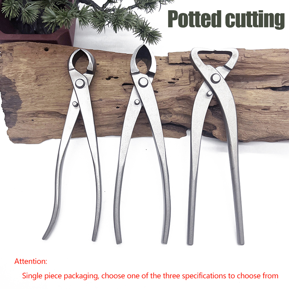 Concave Branch Cutter - 盆栽用剪定鋏の3種類が利用可能で、ステンレス製の太枝剪定鋏、鋭利な園芸用剪定鋏、盆栽用T字鋏が含まれています。