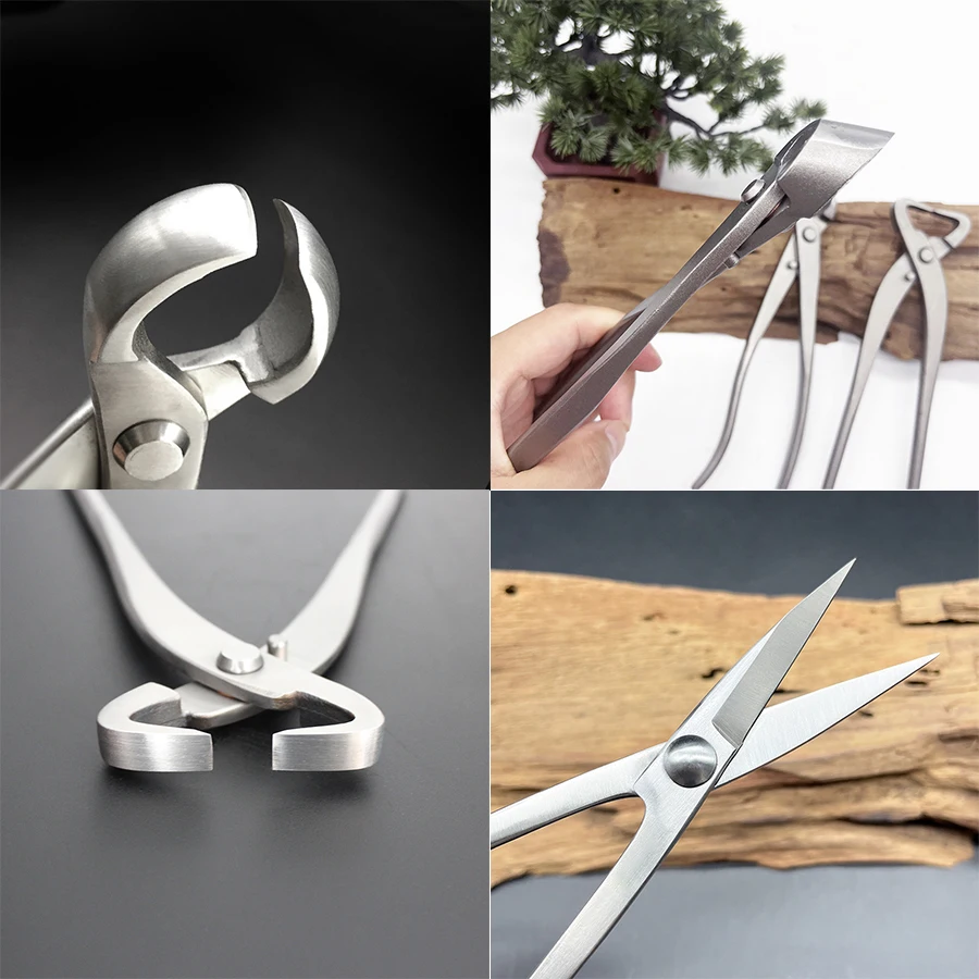 盆栽剪定ツールキット,プロのルートカッター,ステンレス鋼,手 - Concave Branch Cutter のレビューと価格