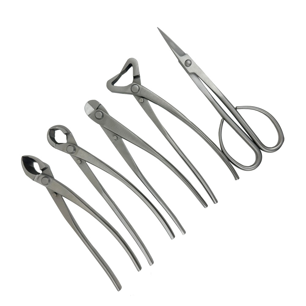 1セット5個入り 8インチ細柄盆栽道具セット 根切りノブカッ - Concave Branch Cutter のレビューと価格